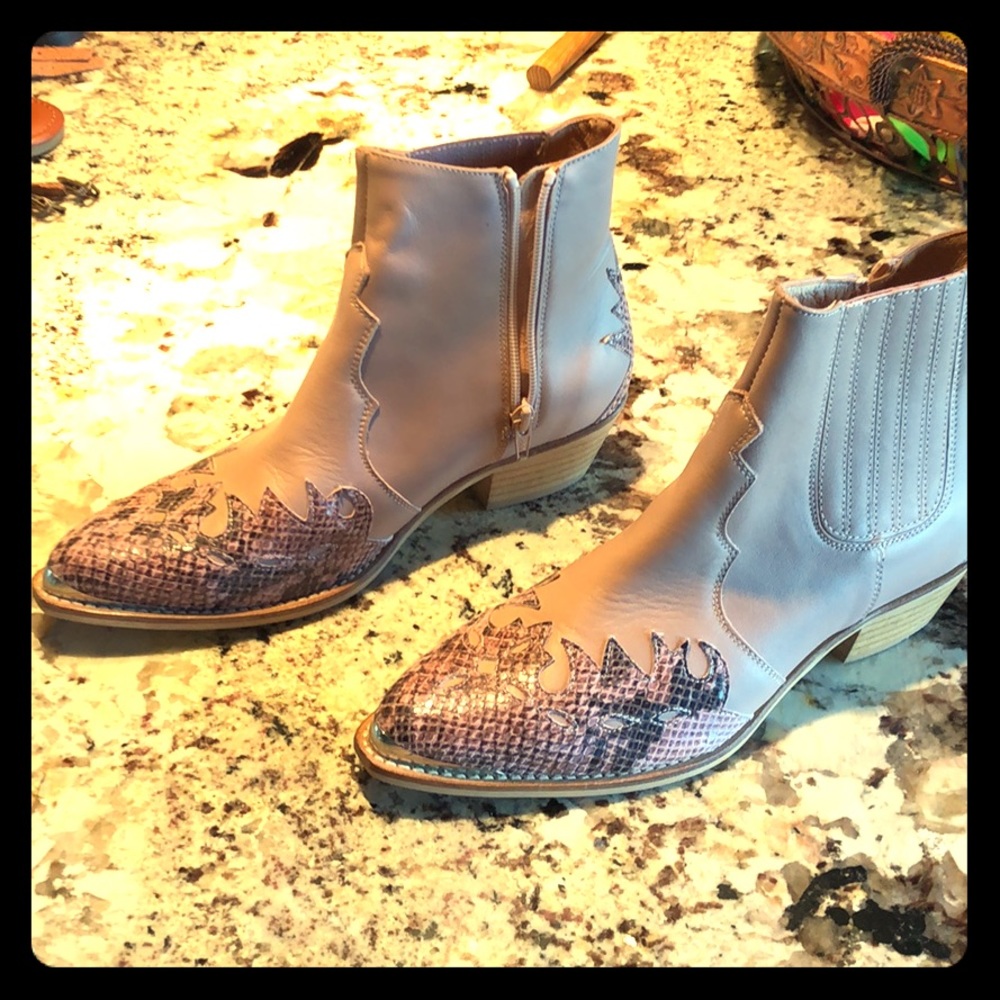 Topshop Arson Western Booties *Never Worn*